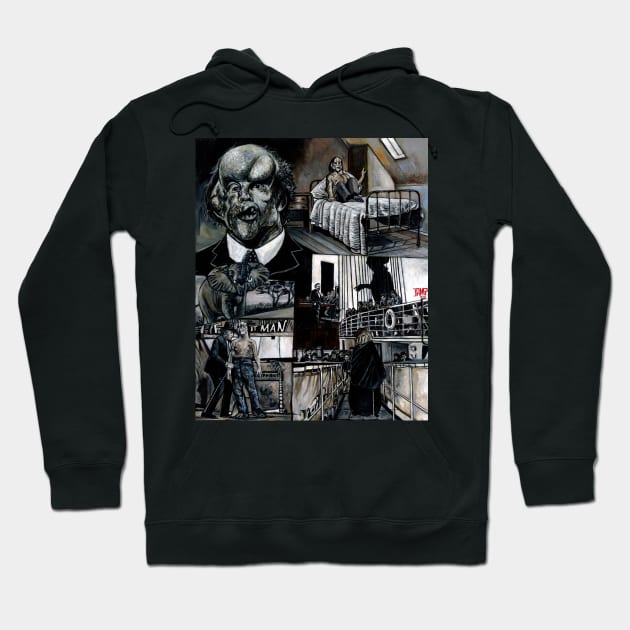 Elephant man Hoodie by Horrorart